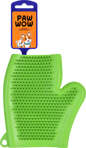 Щетка для вычесывания PAW WOW Рукавица, вид