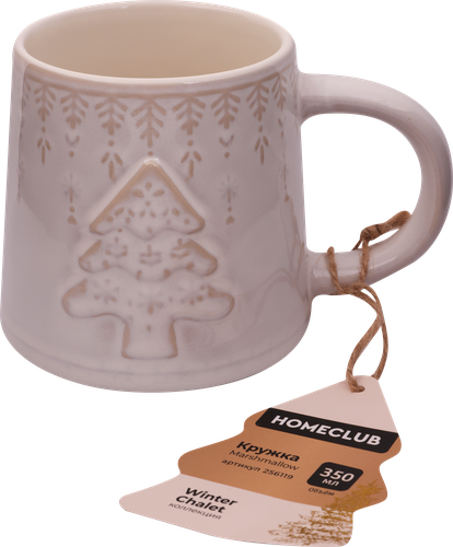 Кружка HOMECLUB Marshmallow, керамика, 350мл, Арт. 256119, изображение