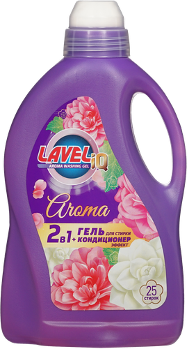 Гель для стирки LAVELIQ Aroma Камелия универсальный, 25стирок, 1,5л, фотография