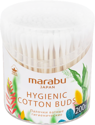 Палочки ватные MARABU Botanica, 200шт, фотография