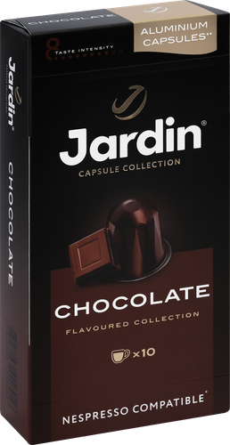 Кофе молотый в капсулах JARDIN бленд из Гватемалы и Колумбии c ароматом шоколада, 10кап, вид