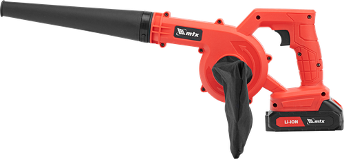 Воздуходувка-пылесос аккумуляторная MTX портативная LB-185 75м/с 185м3/ч Li-Ion 20В, Арт. 59620, изображение