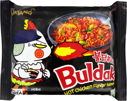 Лапша SAMYANG Buldak, со вкусом курицы, острая, 140г, детальное фото
