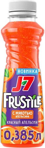 Напиток сокосодержащий J7 Frustyle из апельсинов и красных апельсинов, 0.385л, вид