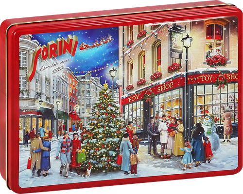 Конфеты HDI Christmas Time пралине с ореховым кремом и злаками, 185г, фото
