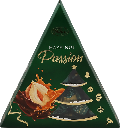 Конфеты шоколадные VOBRO Hazelnut Passion, 126г, вид