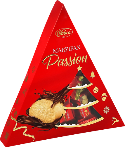 Конфеты шоколадные VOBRO Marzipan Passion, 100г, детальное фото