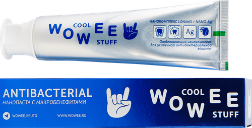 Зубная паста WOWEE Antibacterial, 60мл, вид