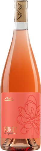Вино AYA ORGANIC WINE&VINEYARDS Пьюрити Ин Сира розовое сухое, 0.75л, крупный план