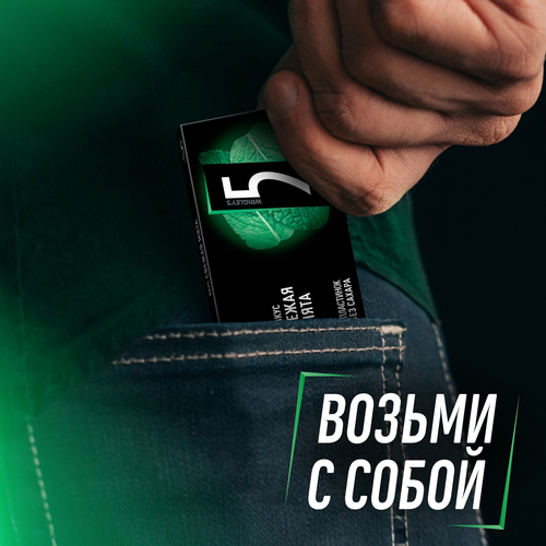 Жевательная резинка FIVE Свежая мята, без сахара, 15,6г, фото