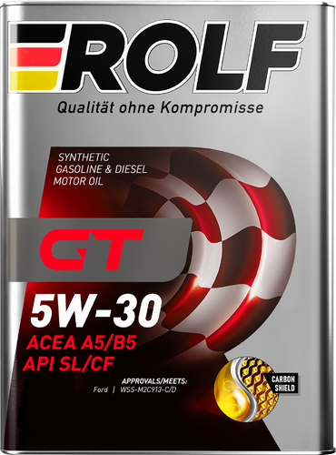 Масло моторное ROLF GT 5W-30 A5/B5 SL/CF, 4л, фото