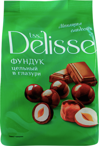 Фундук цельный DELISSE в глазури, 150г, изображение