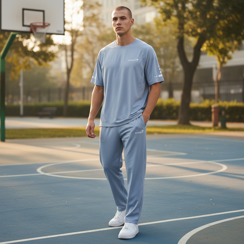 Футболка спортивная мужская ACTIWELL серая, Арт. AW25102-04, изображение