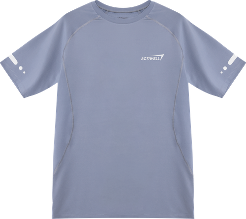 Футболка спортивная мужская ACTIWELL серая, Арт. AW25102-04, картинка