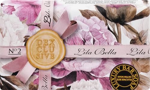 Мыло туалетное DEXCLUSIVE Lila bella, 150г, детальное фото