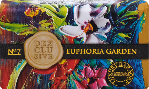 Крем-мыло твердое DEXCLUSIVE Euphoria garden, 150г, крупный план