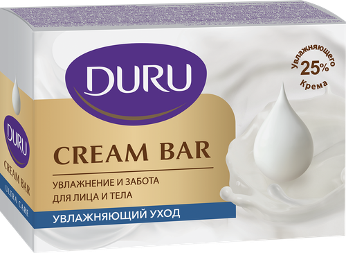 Крем-мыло твердое DURU Caring Cream 25%, 90г, крупный план