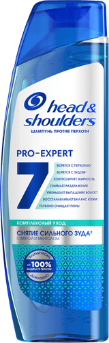 Шампунь HEAD&SHOULDERS 7в1 Снятие сильного зуда, 300мл, фотография