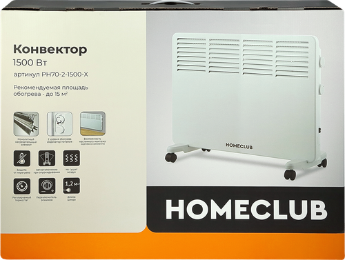 Конвектор HOMECLUB, Арт. PH70-2-1500-X, вид