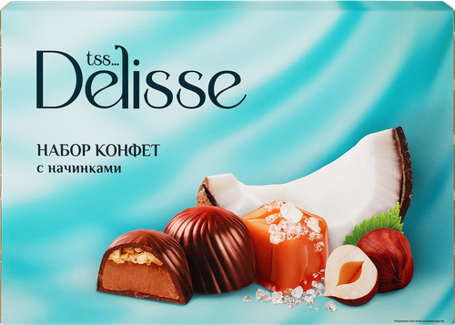 Набор конфет DELISSE с начинками, 155г, детальное фото