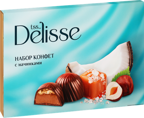 Набор конфет DELISSE с начинками, 155г, фотография