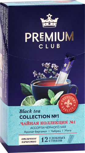 Чай черный PREMIUM CLUB №1 Ассорти коллекция, 12шт, фото