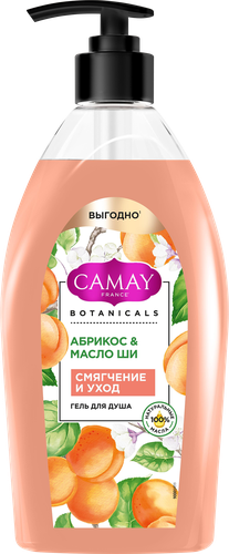 Гель для душа CAMAY Абрикос и масло ши, 750мл, картинка