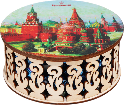 Конфеты КРЕМЛИНА чернослив в шоколаде, глазированные, 400г, картинка