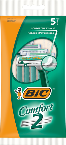 Станок одноразовый для бритья BIC Comfort 2 лезвия, 5шт, картинка