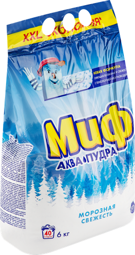 Стиральный порошок МИФ Морозная свежесть, автомат, 6кг, изображение
