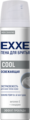 Пена для бритья EXXE Cool Освежающая, 200мл, изображение