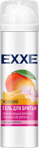 Гель для бритья женский EXXE Sensitive Tropical fruits, 200мл, фотография