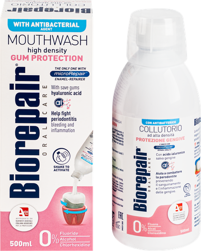 Ополаскиватель для полости рта BIOREPAIR Gum Protection, 500мл, фотография