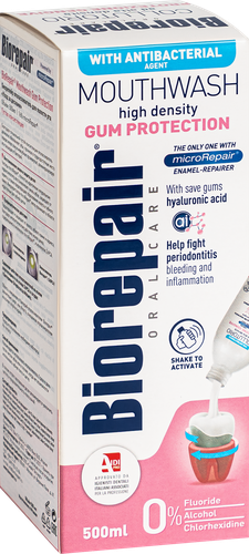 Ополаскиватель для полости рта BIOREPAIR Gum Protection, 500мл, детальное фото
