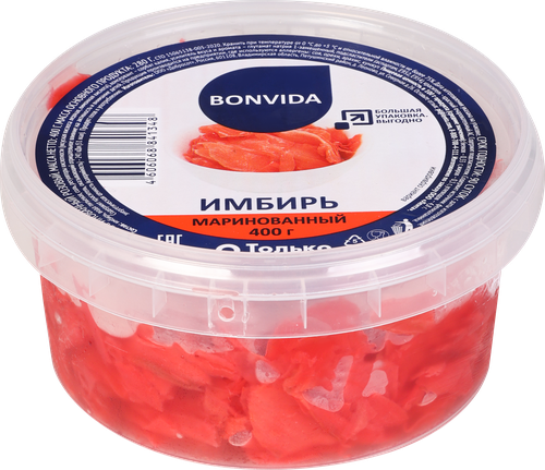 Имбирь маринованный BONVIDA, 400г, изображение