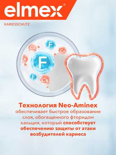Зубная паста COLGATE Elmex Защита от кариеса и для укрепления эмали, 75мл, изображение