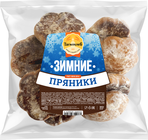 Пряники ТАГИЛХЛЕБ Зимние, 300г, фотография