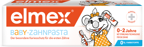 Зубная паста детская COLGATE Elmex Baby защита от кариеса, 0–2 года, 50мл, изображение