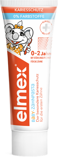 Зубная паста детская COLGATE Elmex Baby защита от кариеса, 0–2 года, 50мл, фотография