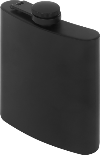Фляжка ACTIWELL 200мл, черная матовая, Арт. GV25-28816-0014, фотография
