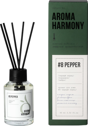 Диффузор ароматический AROMA HARMONY №8 Pepper, 60мл, детальное фото