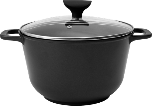 Казан PLATINUM CHOICE Smart Cook, литая, стеклянная крышка, индукция, soft touch, 5л, Арт. SC-PL-5KZ, вид