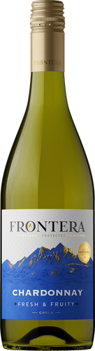 Вино FRONTERA Concha Y Toro Шардоне белое полусухое, 0.75л, изображение