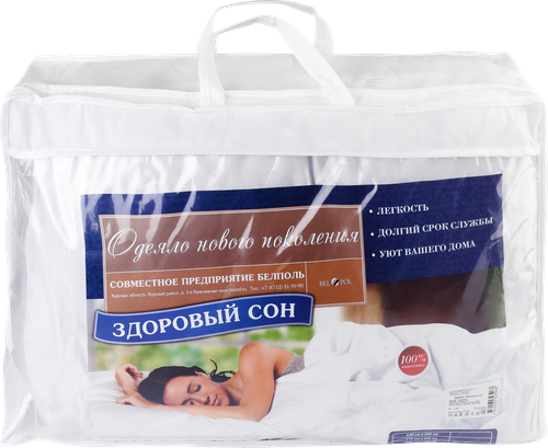 Одеяло 2-спальное BELPOL Здоровый сон, пух-перо, Арт. О4Тзс-17Л, вид