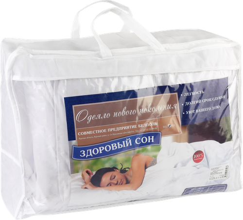 Одеяло 2-спальное BELPOL Здоровый сон, пух-перо, Арт. О4Тзс-17Л, вид