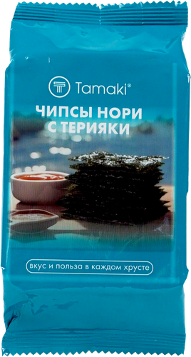 Чипсы нори TAMAKI со вкусом терияки, 4г, фото