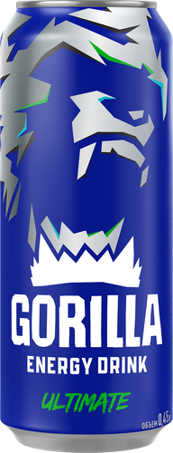 Напиток энергетический GORILLA Ultimate газированный, 0.45л, фото