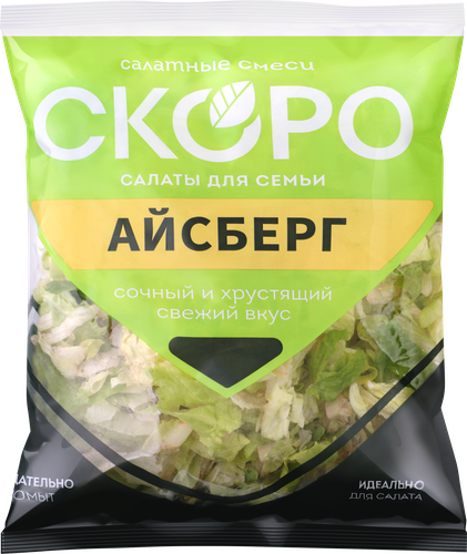 Салат SCORO Айсберг, 140г, крупный план