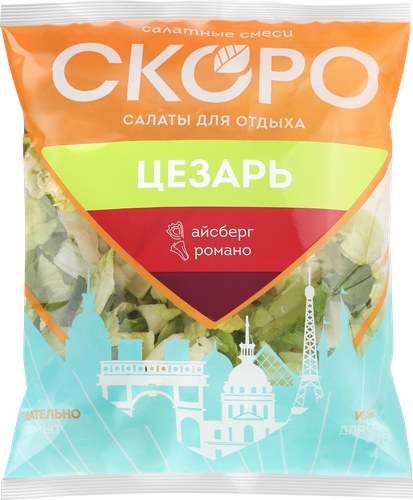 Смесь салатная SCORO Цезарь, 140г, детальное фото