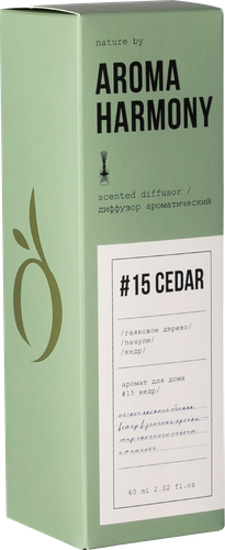 Диффузор ароматический AROMA HARMONY №15 Cedar, 60мл, фотография
